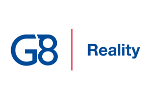 remax g8 reality logo blue